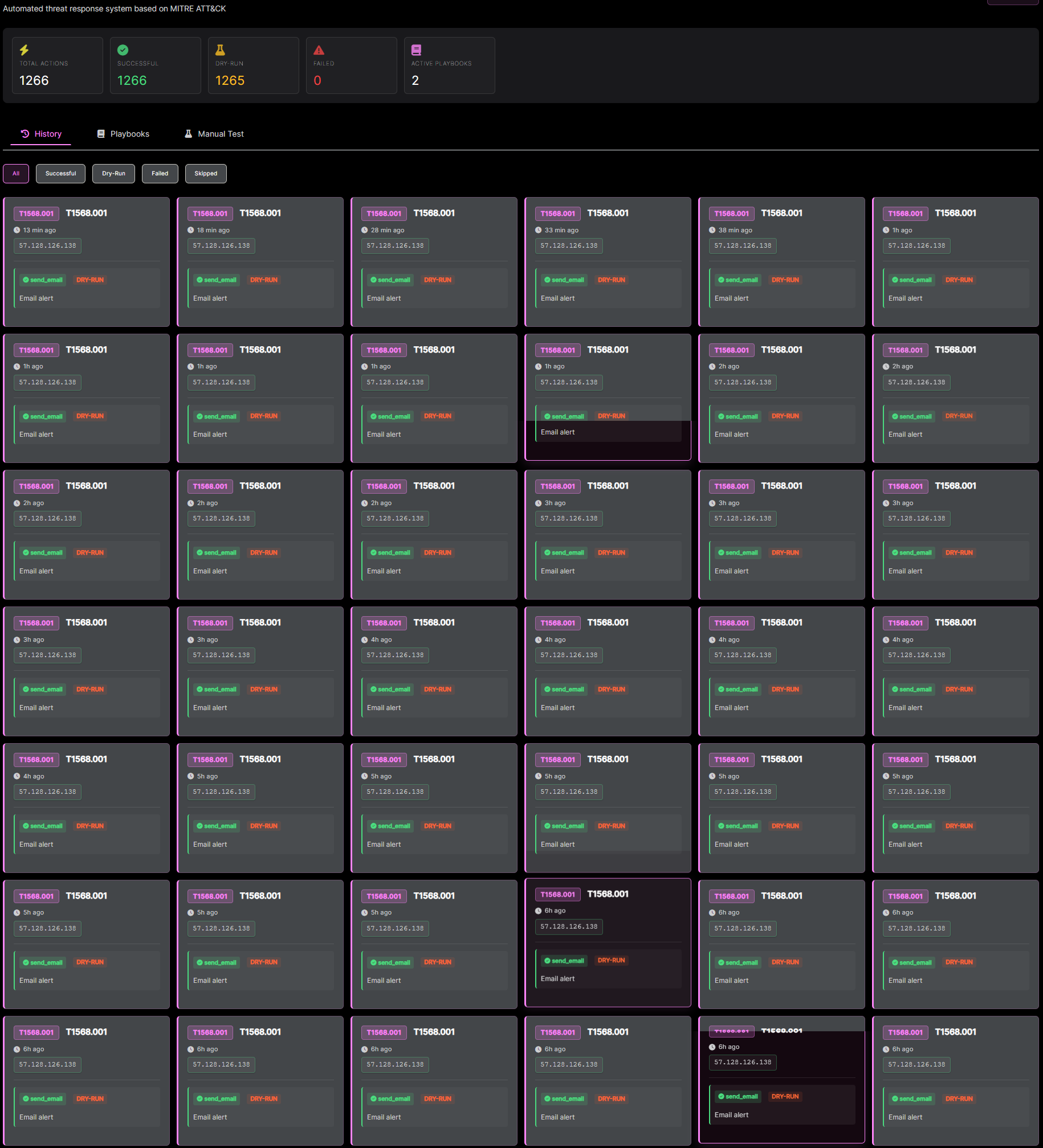 Réponse en temps réel