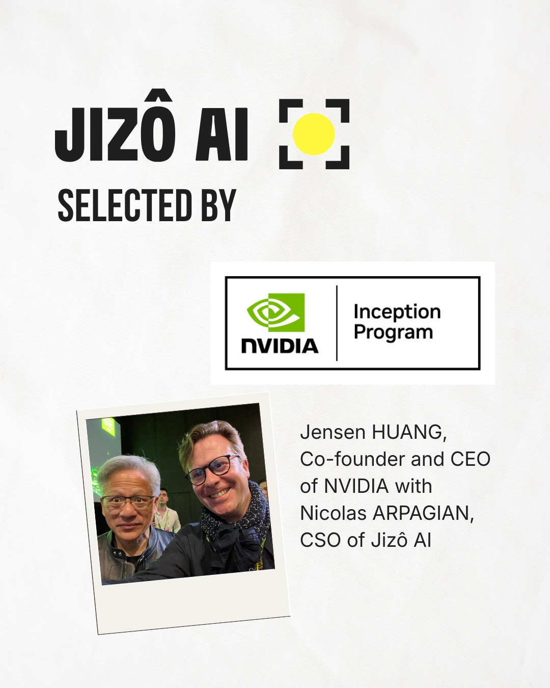 Jizô AI Joins the NVIDIA Inception Program