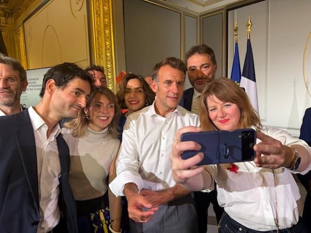 L'excellence cyber française reçue à la Présidence de la République